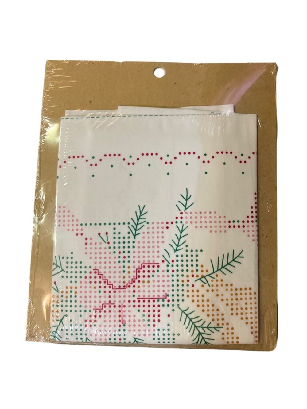 Vintage Bucilla Noel Pillow Kit 1993 ColorPoint Paintstitch NEW - Picture 2 of 9